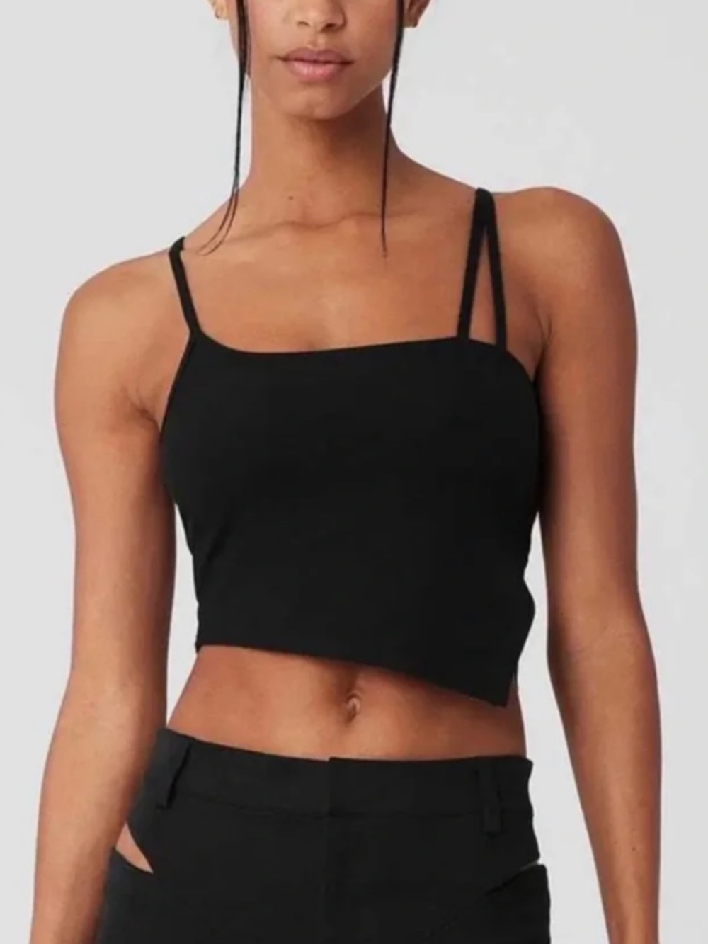 Alo Yoga Alosoft All Night Asymmetrical Tank Top - Size Small